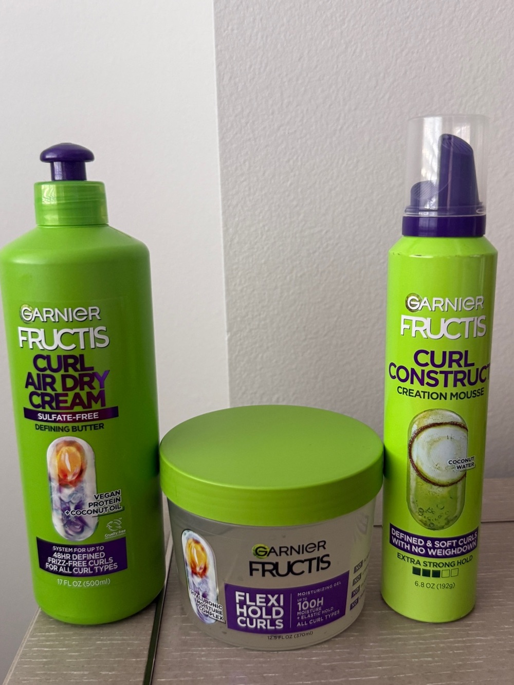 Garnier Fructis Curl Care Trio Full Size